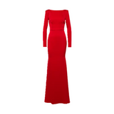 Backless Maxi Evening Dress Gown
